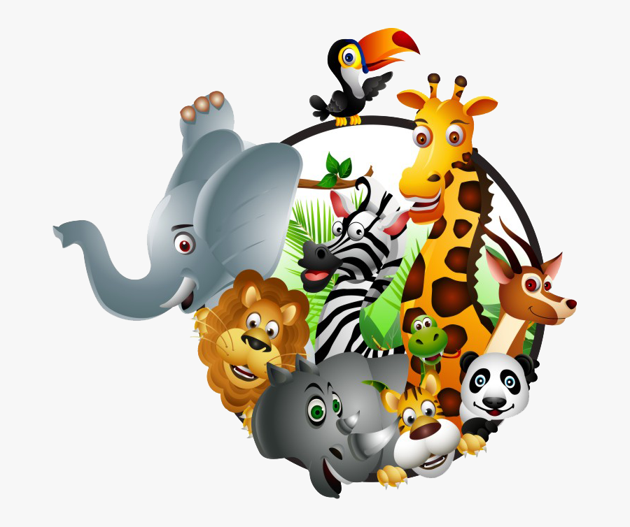 Animal Kingdom Clipart Safari Kid - Transparent Cartoon Safari Animals, Transparent Clipart