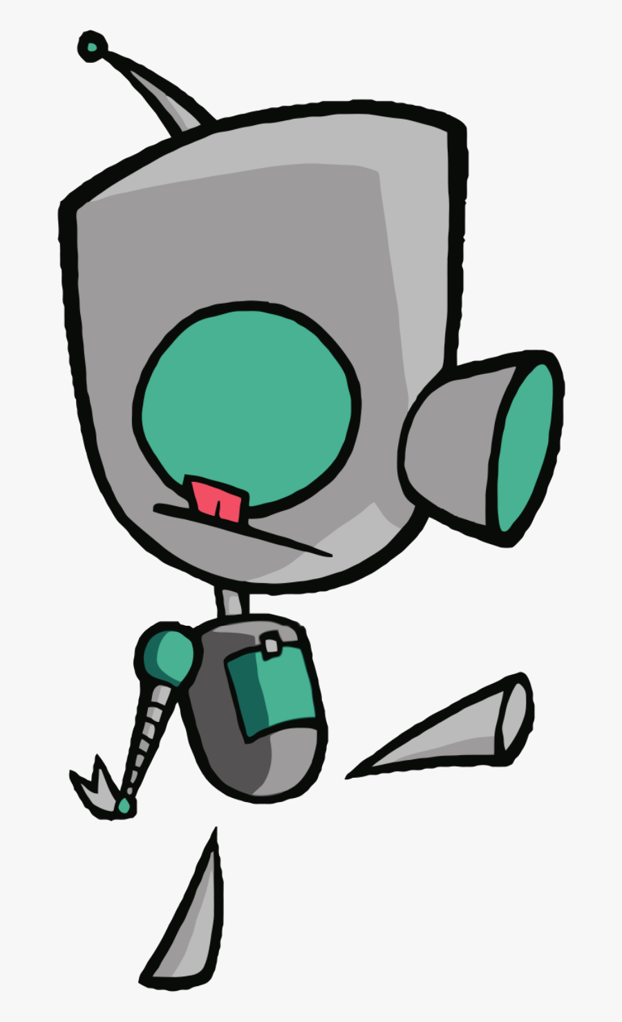 Invader Zim Wiki - Invader Zim Gir Robot, Transparent Clipart