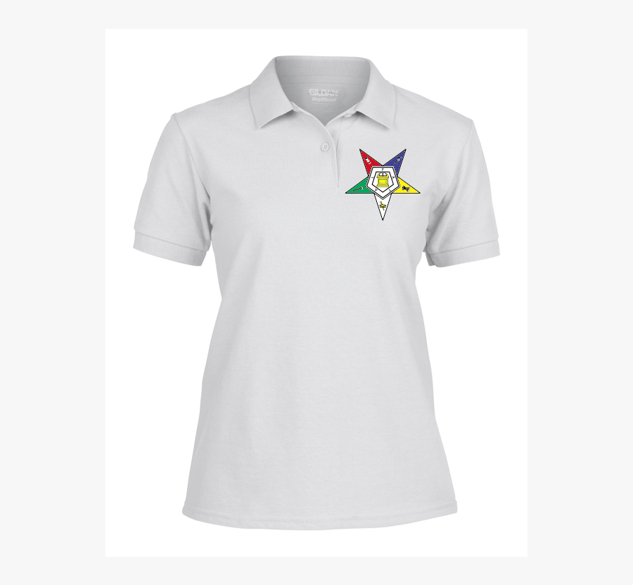 Completely New Order Of Eastern Star - Mujer Poleras En Blanco, Transparent Clipart