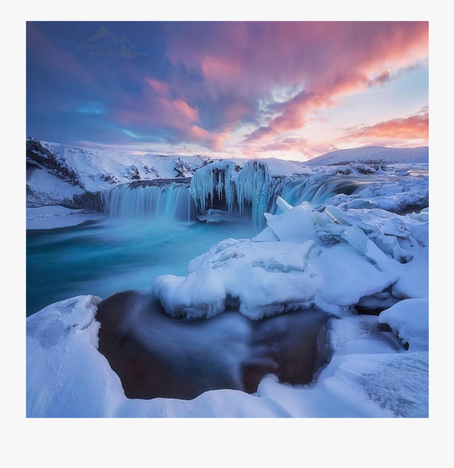 #winter #landscape #background #snow #sky - Glacier, Transparent Clipart