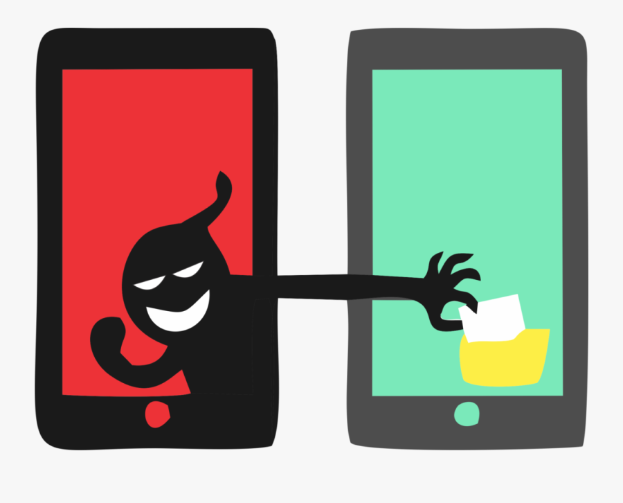 Mobile App Security - Mobile And Internet Security In Cartoon, Transparent Clipart