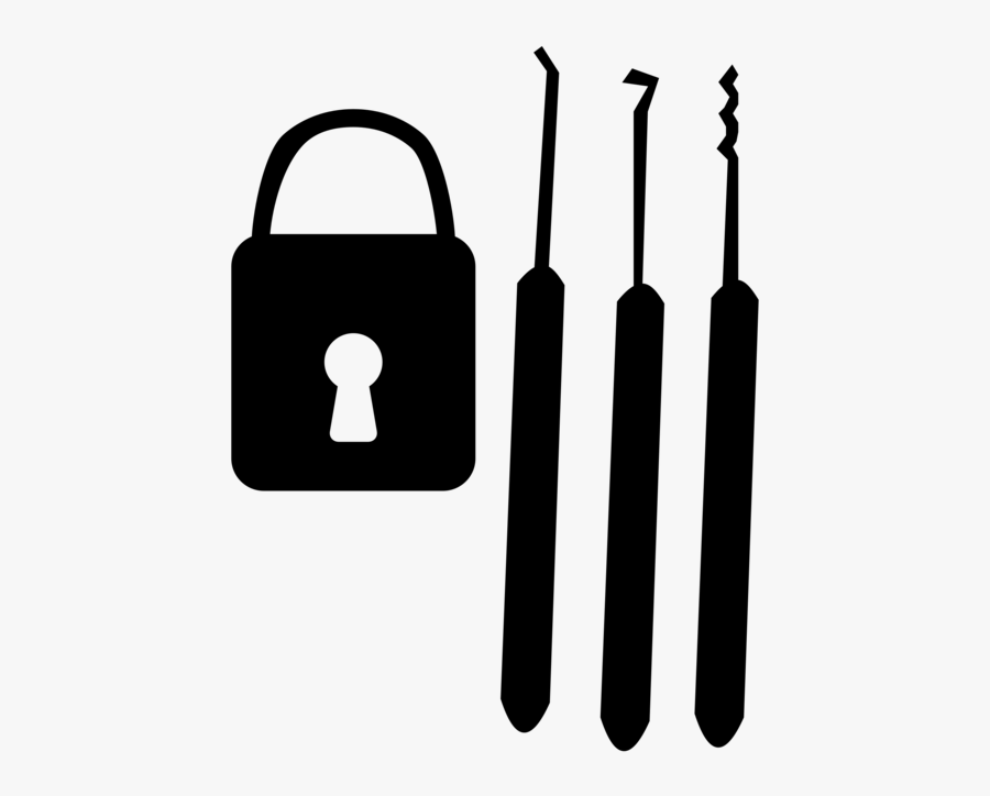 Blackandwhite,computer Icons,lock And Key - Luggage And Bags, Transparent Clipart