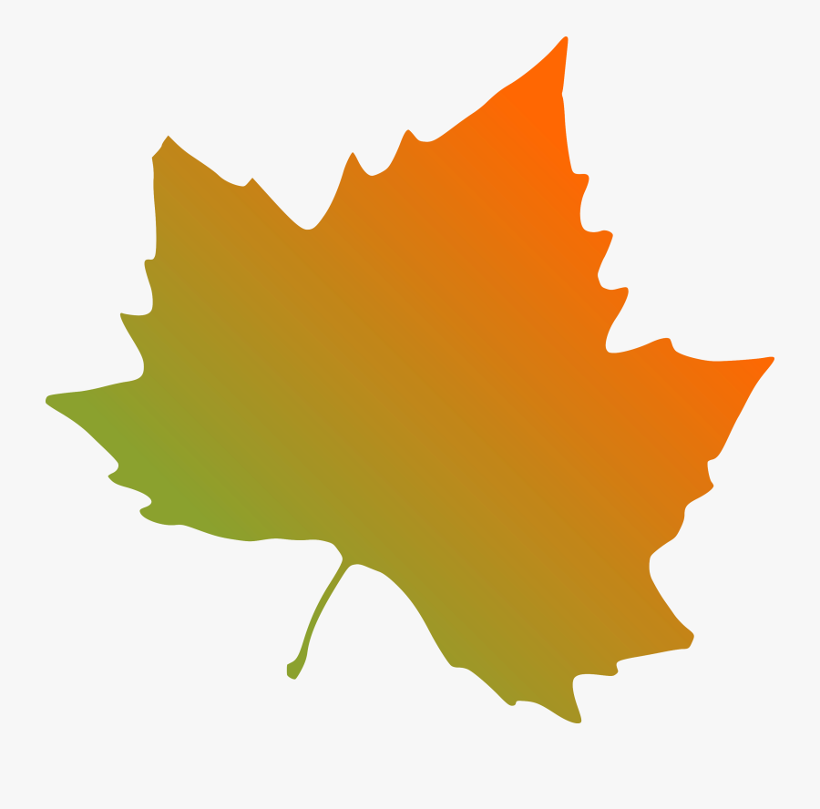 Green And Mable Leaf - Maple Leaf, Transparent Clipart