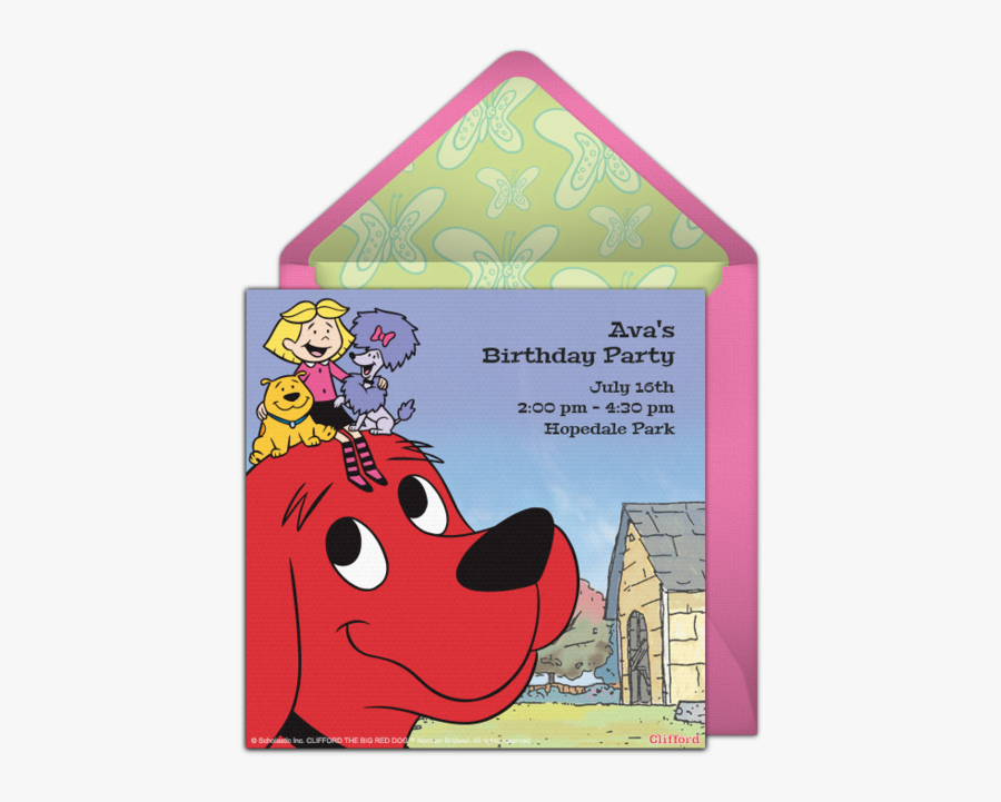 Clifford The Big Red Dog, Transparent Clipart