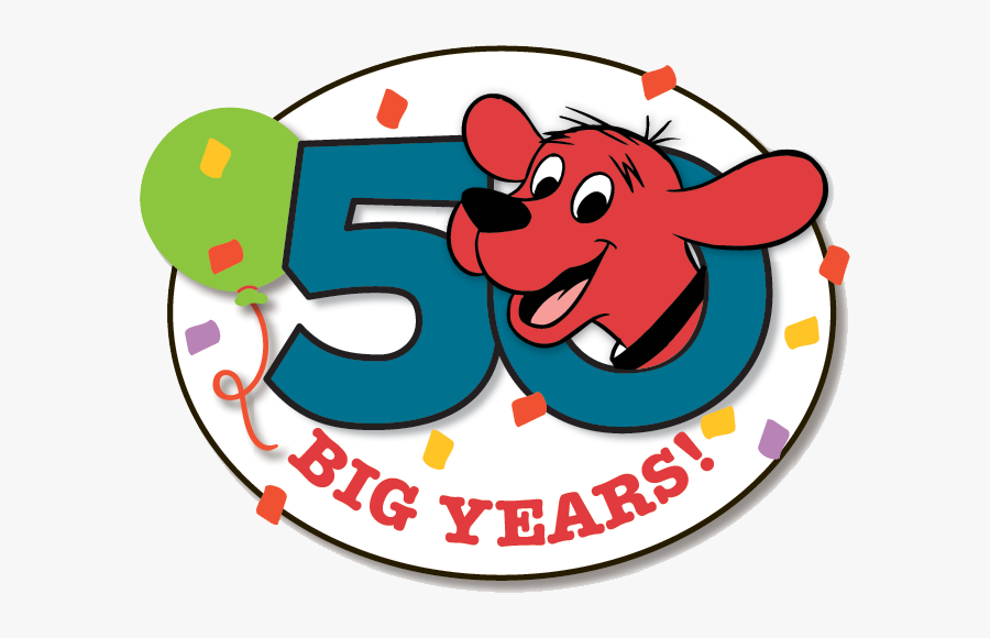 50 Clip Big - Dog 50 Years, Transparent Clipart
