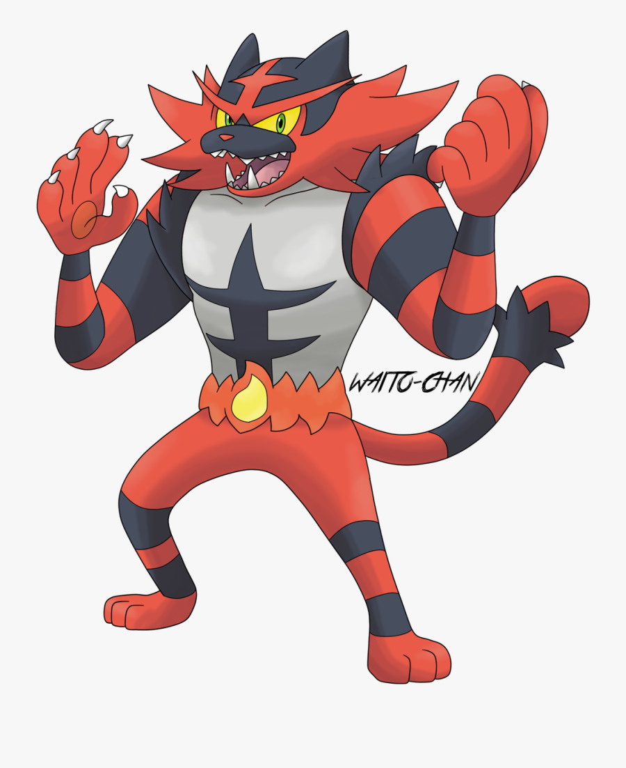3d Pokemon Images Incineroar, Transparent Clipart