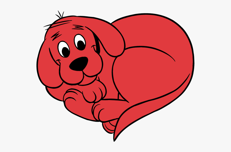 Clifford Stickers Messages Sticker-4 - Clifford, Transparent Clipart