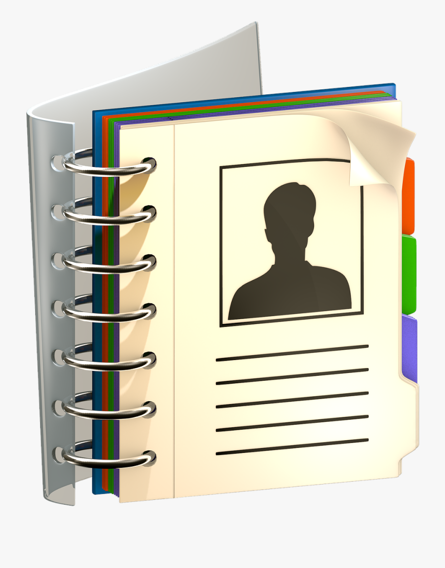 Address Book Icon 3d, Transparent Clipart