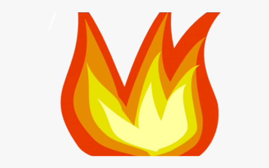 Fire Flames Clipart Frame - Fire Emoji Png Transparent, Transparent Clipart