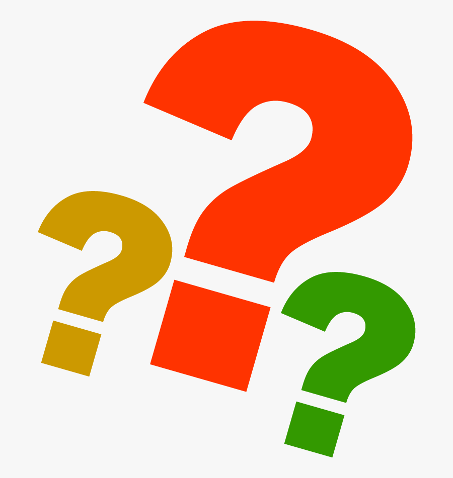 Question Mark Clipart Triple - Blabla, Transparent Clipart