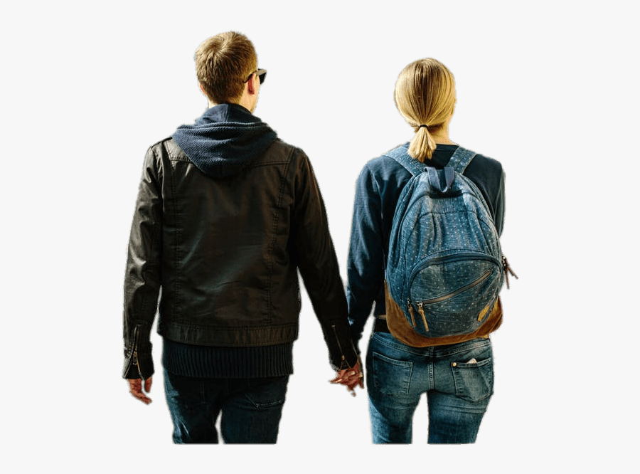 Couple Walking View From Behind - Martin Garrix And Bebe Rexha Kiss, Transparent Clipart