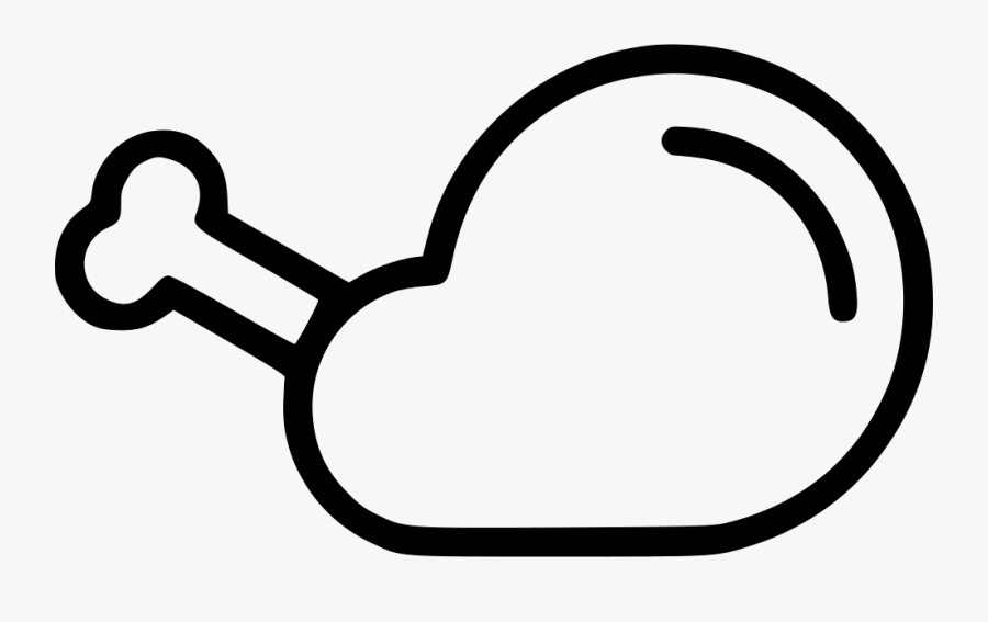 Transparent Roast Chicken Clipart - Meat Drawing Png, Transparent Clipart