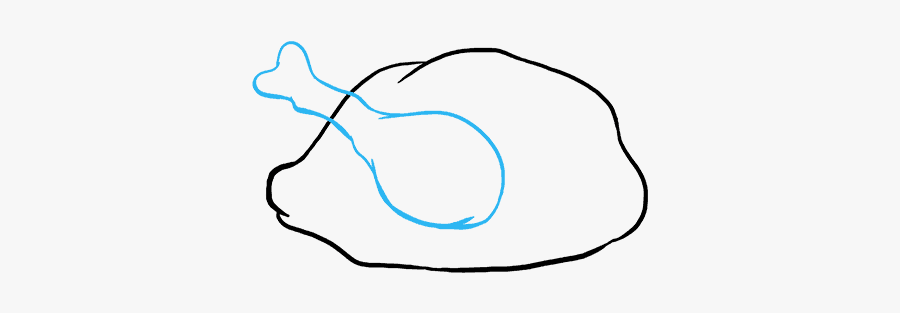How To Draw Turkey Dinner, Transparent Clipart