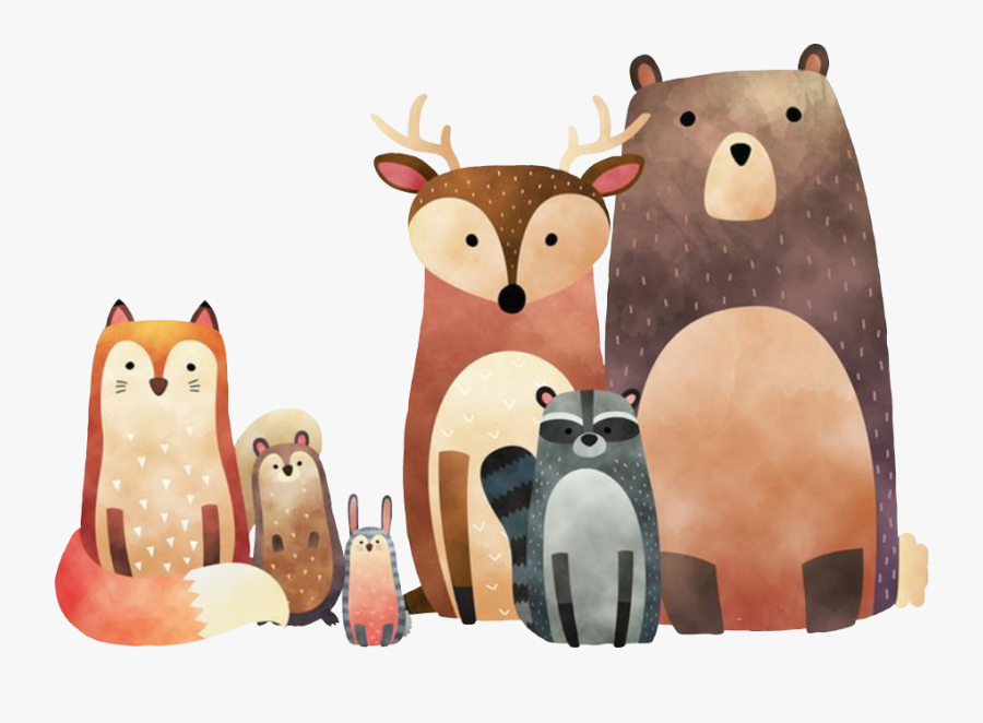 Woodland Animals Png - Transparent Background Woodland Animals Clipart, Transparent Clipart