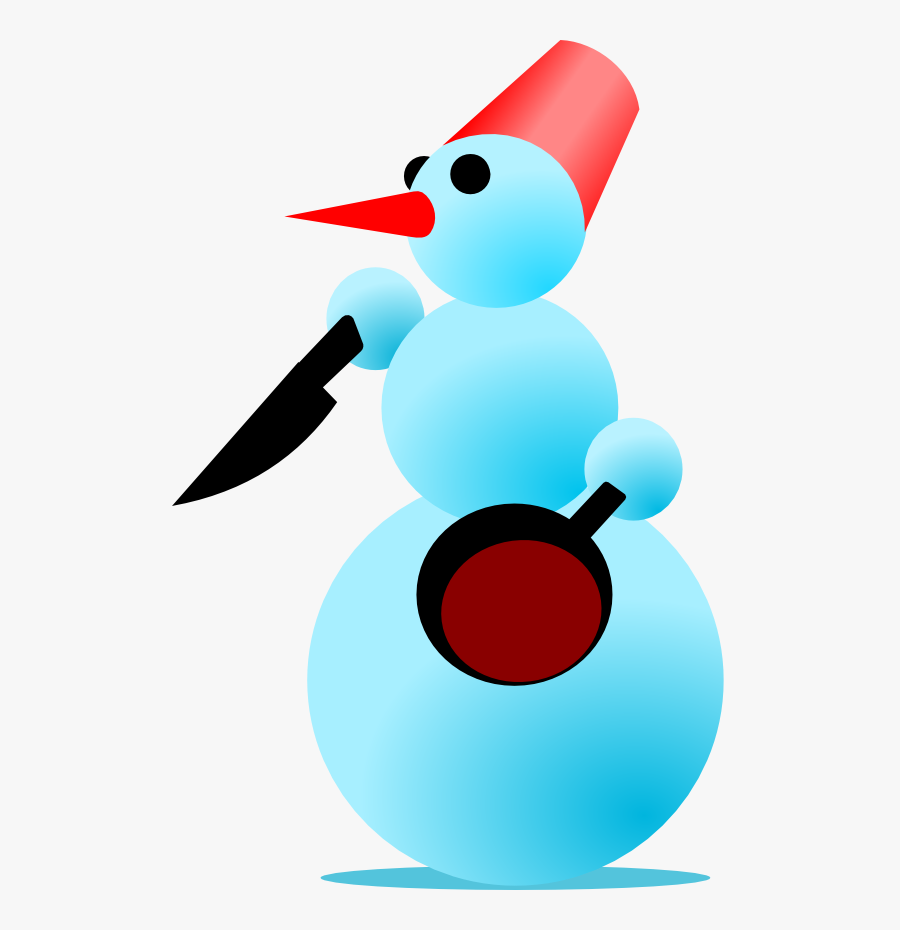 Snowman Cannibal By Rones Xmas - Clip Art, Transparent Clipart
