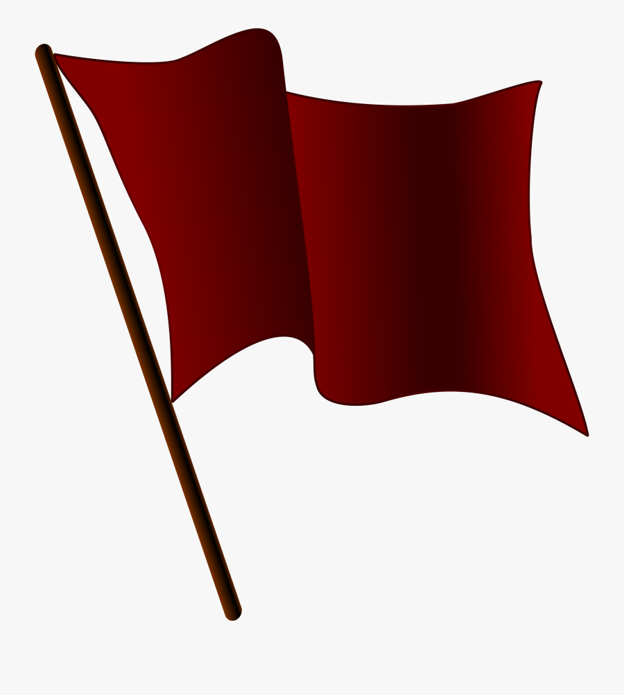 Image Result For Maroon Flag - Animated Gif Red Flag, Transparent Clipart