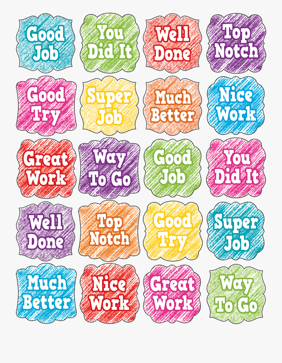 Scribble Stickers Are Acidfree - Stickers Teacher, Transparent Clipart