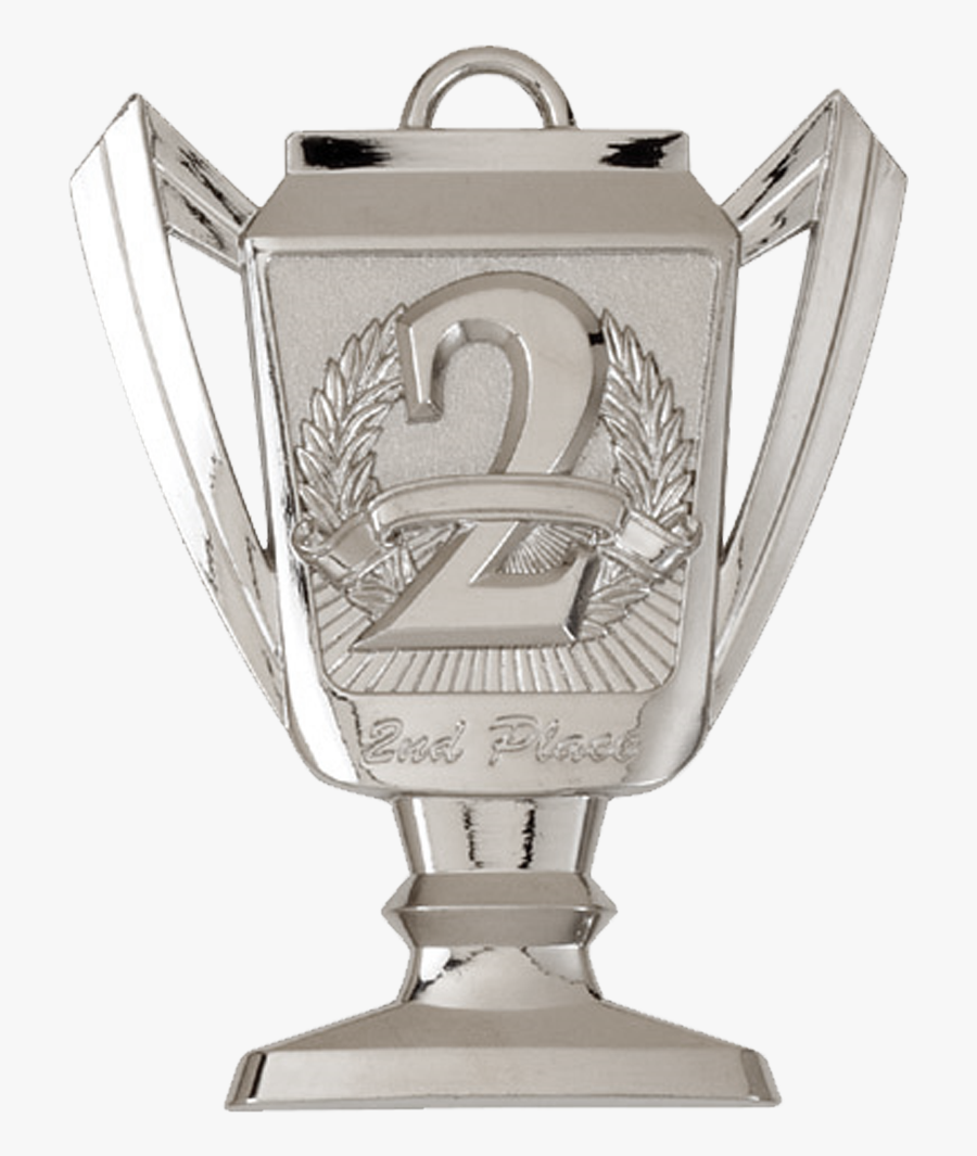 Medal Clipart Silver - 2nd Place Silver Trophy, Transparent Clipart