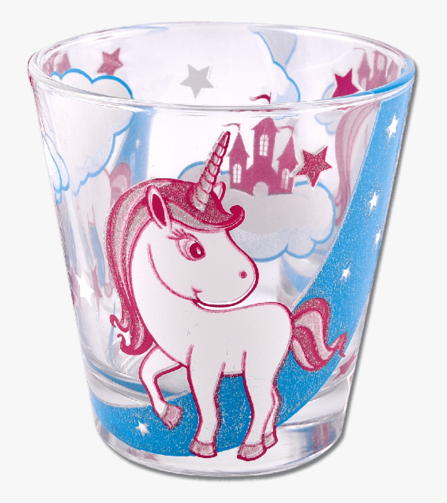 Unicorn Drinking Cup - Trinkglas Einhorn, Transparent Clipart
