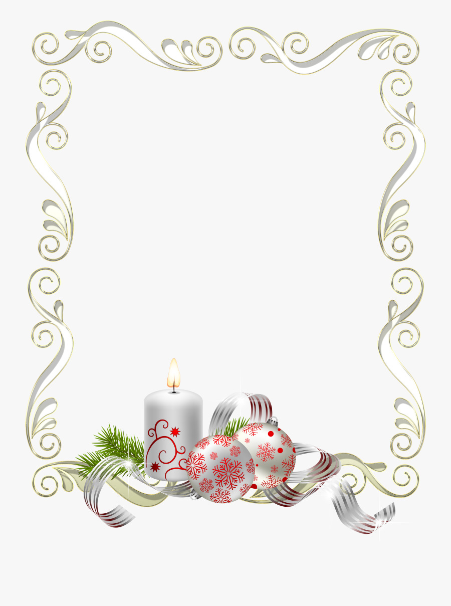 Transparent Gold Christmas Frame Png, Transparent Clipart