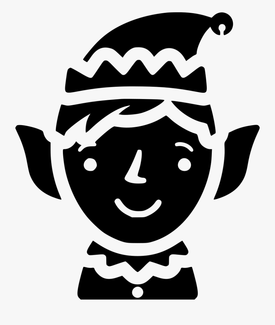 Elf Santa Xmas Holiday Comments, Transparent Clipart