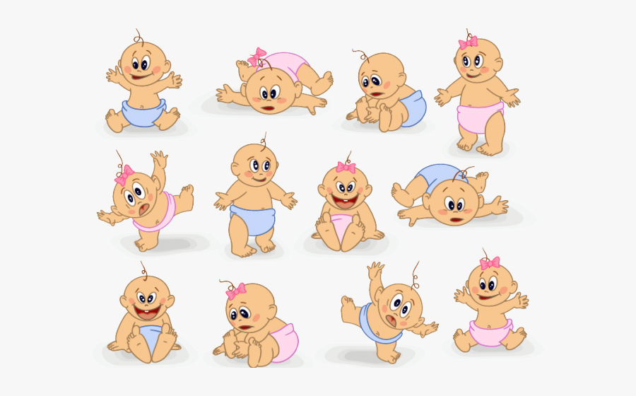 Babies Clipart, Transparent Clipart