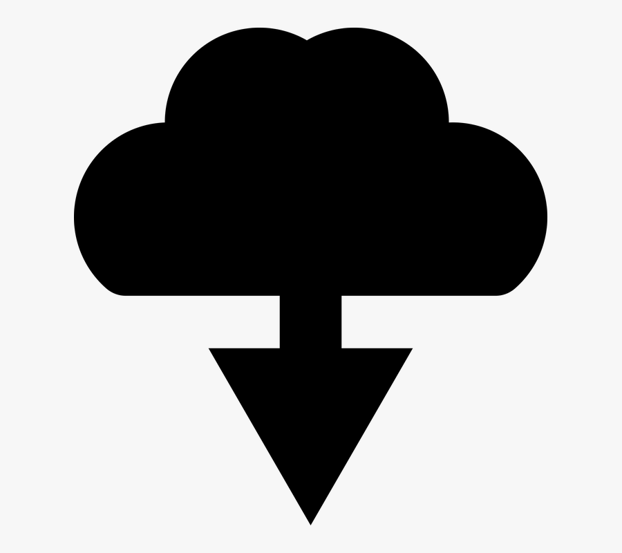 Collection Of Falling Heart Cliparts - Silhouette Ice Cream Cone No Background, Transparent Clipart