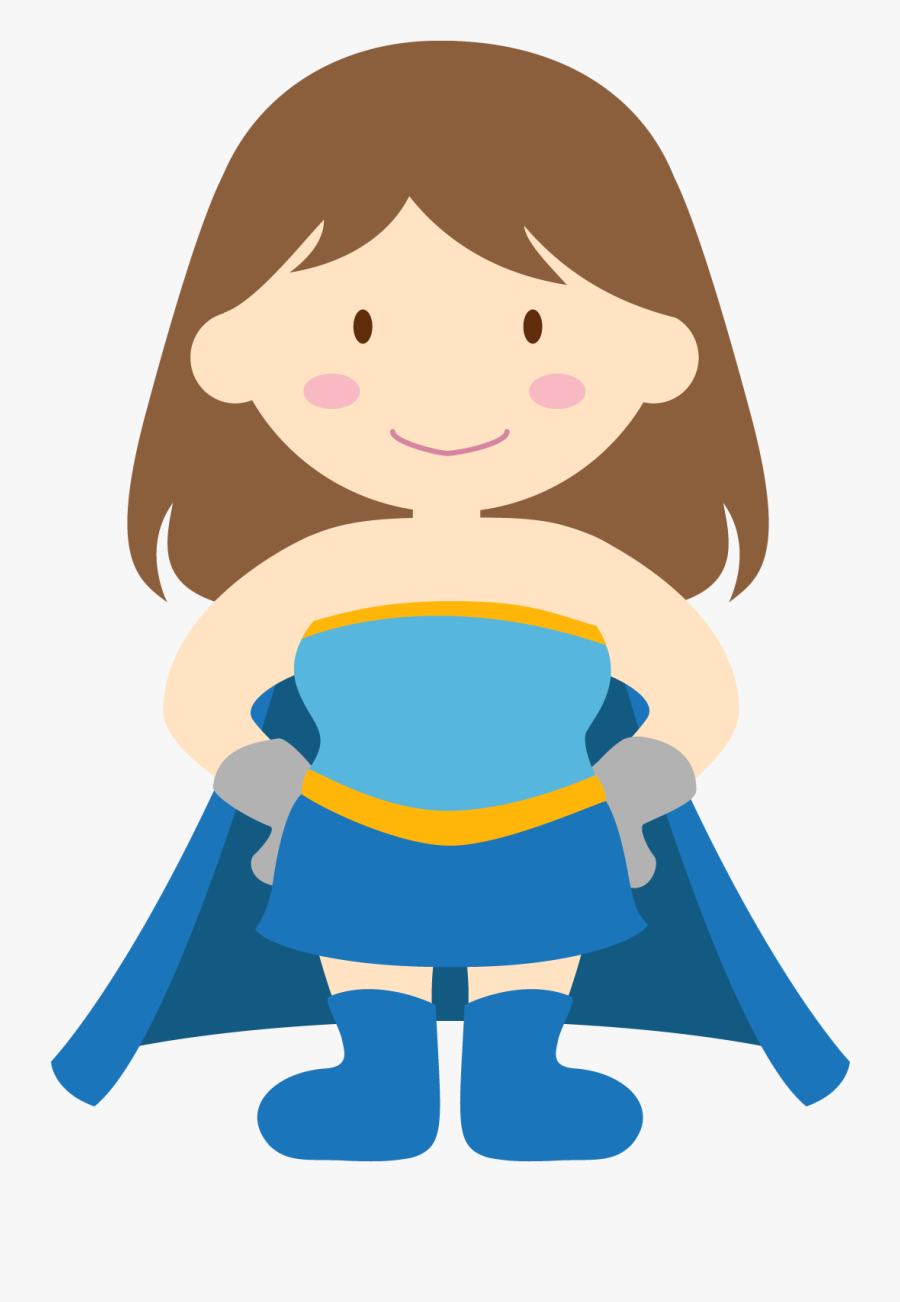 Clipart De Niños Disfrazados De Super Héroes - Kid Super Hero Clipart, Transparent Clipart