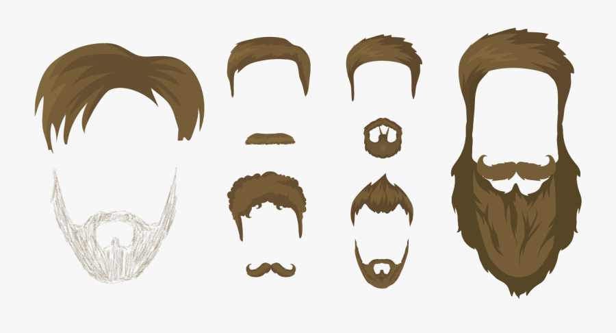 Facial Hair Fads - Facial Hair Stubble Clipart, Transparent Clipart