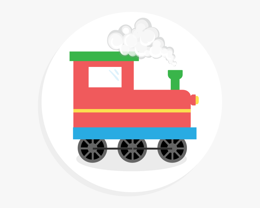 Kids Birthday Parties - Locomotive, Transparent Clipart