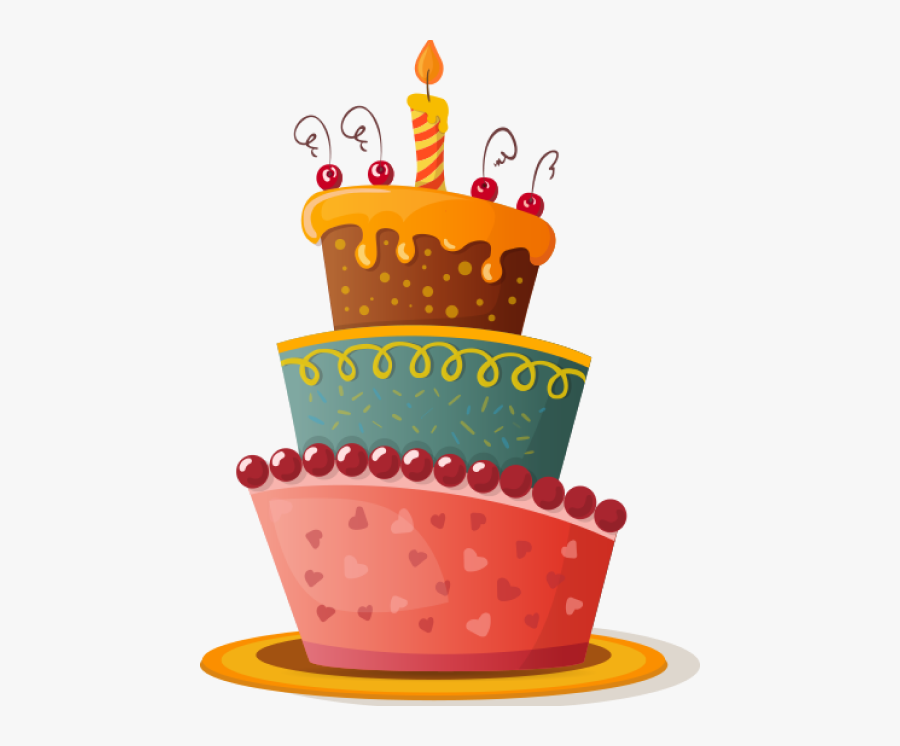 A Multi-layered Cake - Mensagem De Aniversário Para Mãe, Transparent Clipart