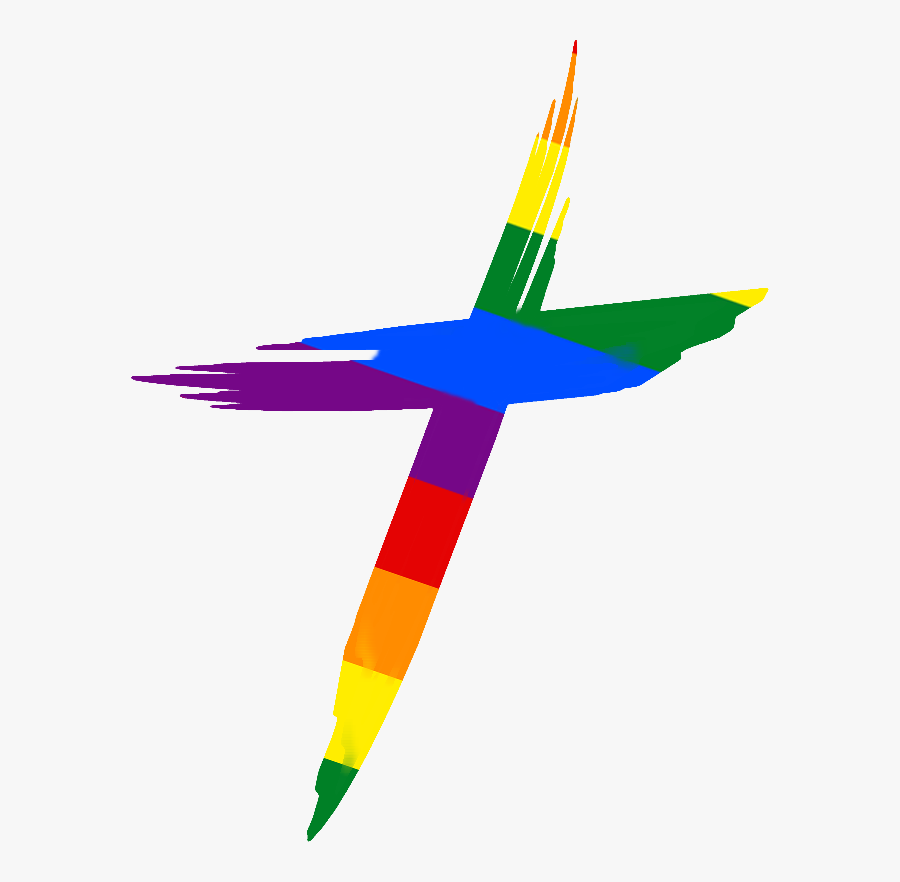 Rainbow X Png, Transparent Clipart