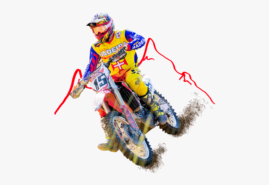 Motocross Rider - Freestyle Motocross, Transparent Clipart