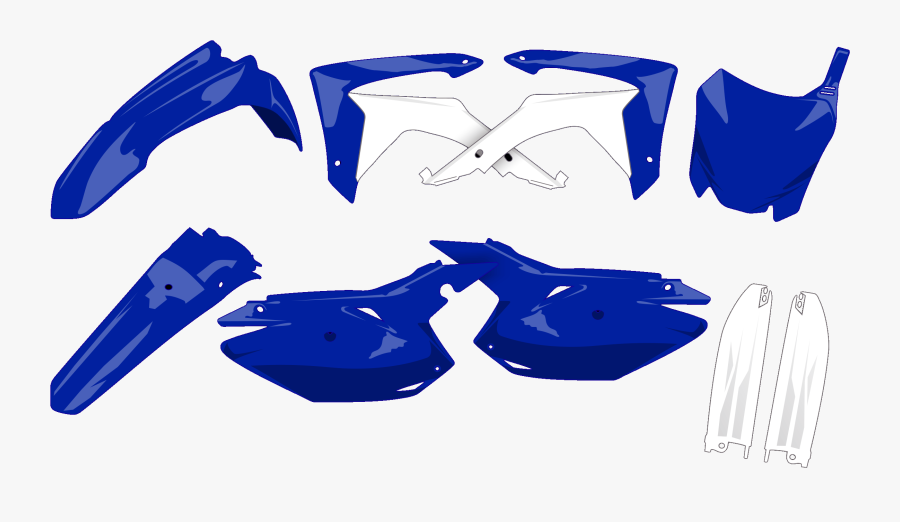 Cycra Powerflow 2005 14 Restyle Kit, Transparent Clipart