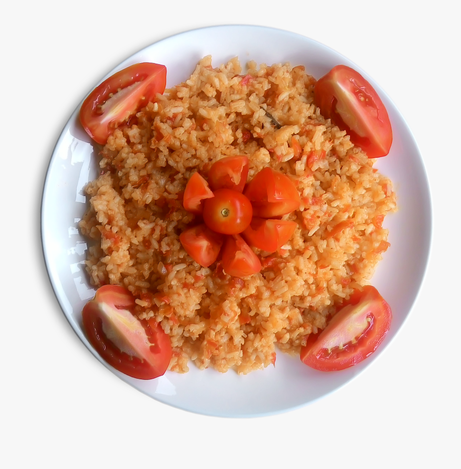 Transparent Rice Png - Tomato Rice In Plate, Transparent Clipart