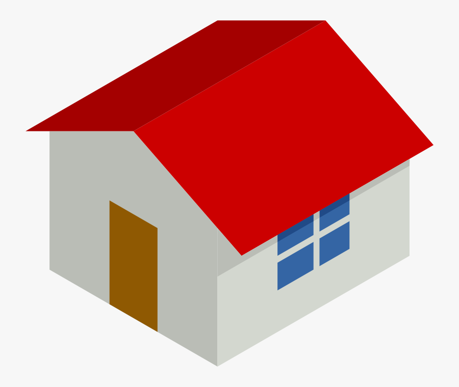 3d House Clip Art, Transparent Clipart