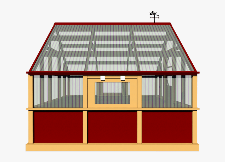 Transparent Roofing Greenhouse - Greenhouse, Transparent Clipart