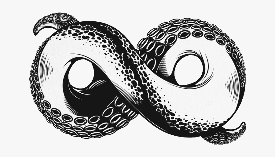 Octopus Infinity, Transparent Clipart