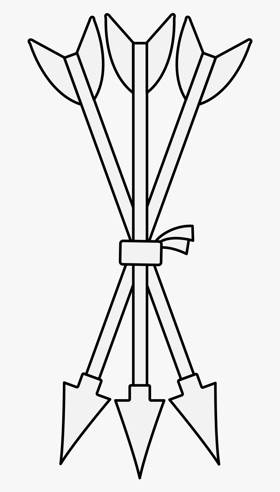 Heraldic Arrow Png, Transparent Clipart