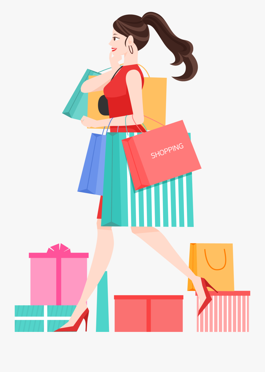 Wedding Purchasing Png Download - Shopping Illustration, Transparent Clipart