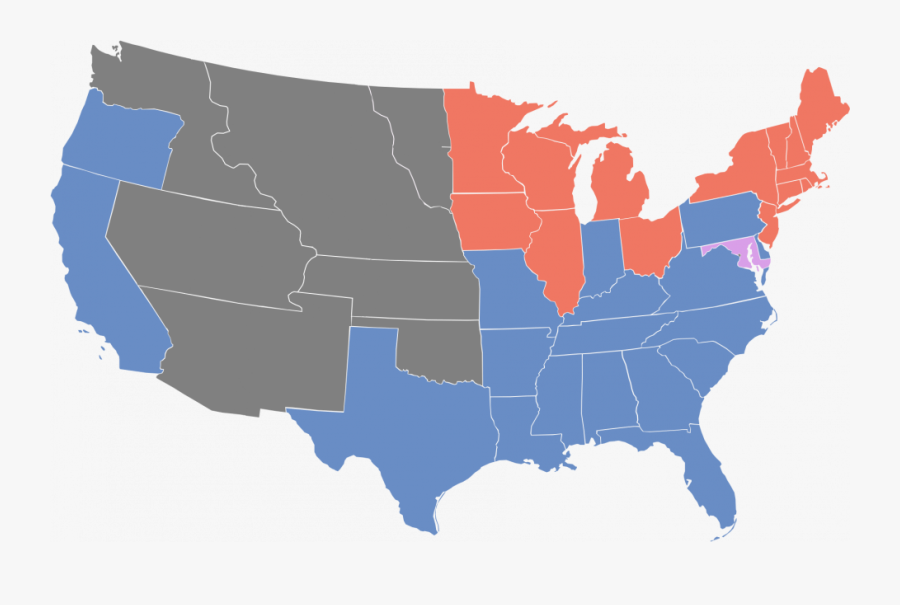 Fileus Governors Svg Commons Blue Map United States - Death Penalty States, Transparent Clipart