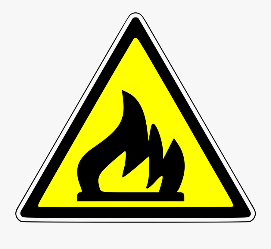 Simple English Wikipedia, The Free Encyclopedia - Warning Flame Sign, Transparent Clipart