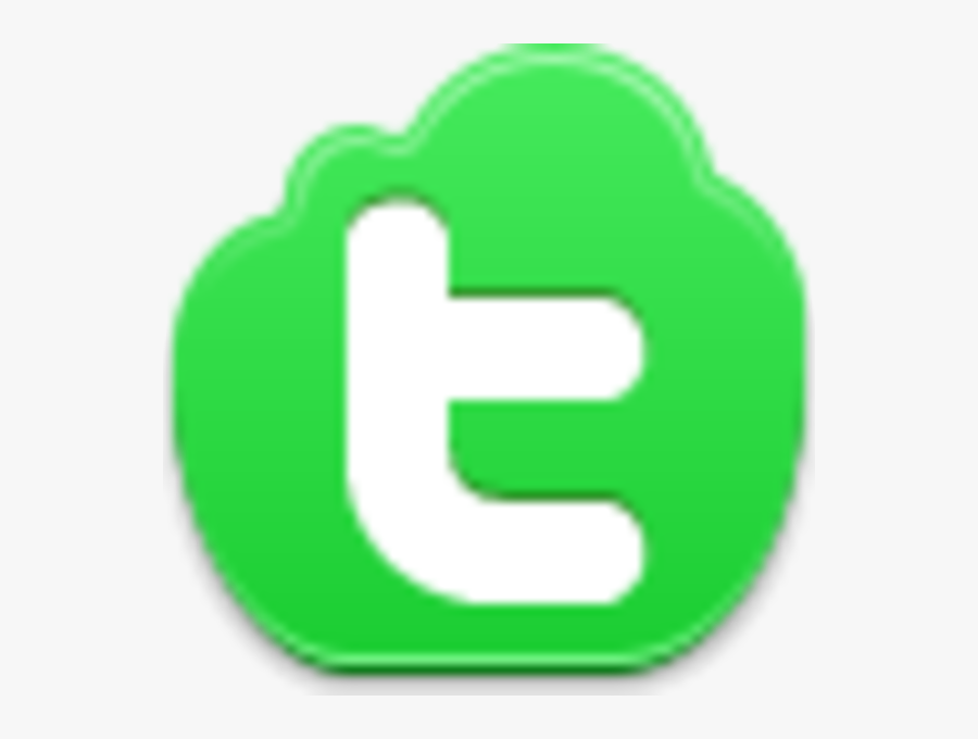 Green Cloud Icon Clip Art, Transparent Clipart