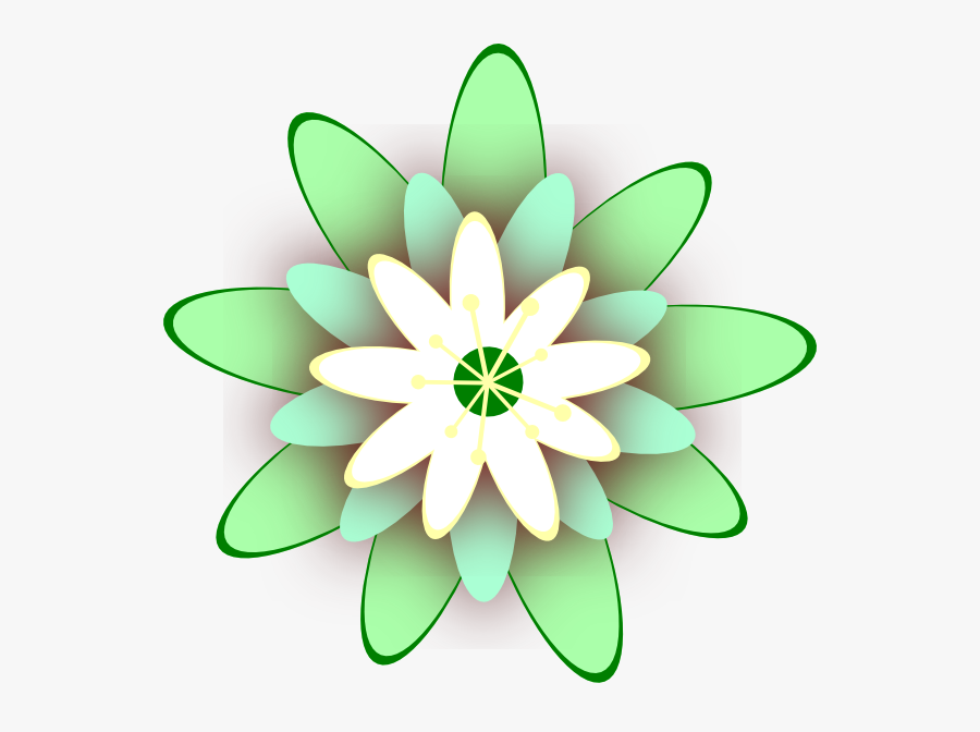 Pink Flower Clip Art, Transparent Clipart