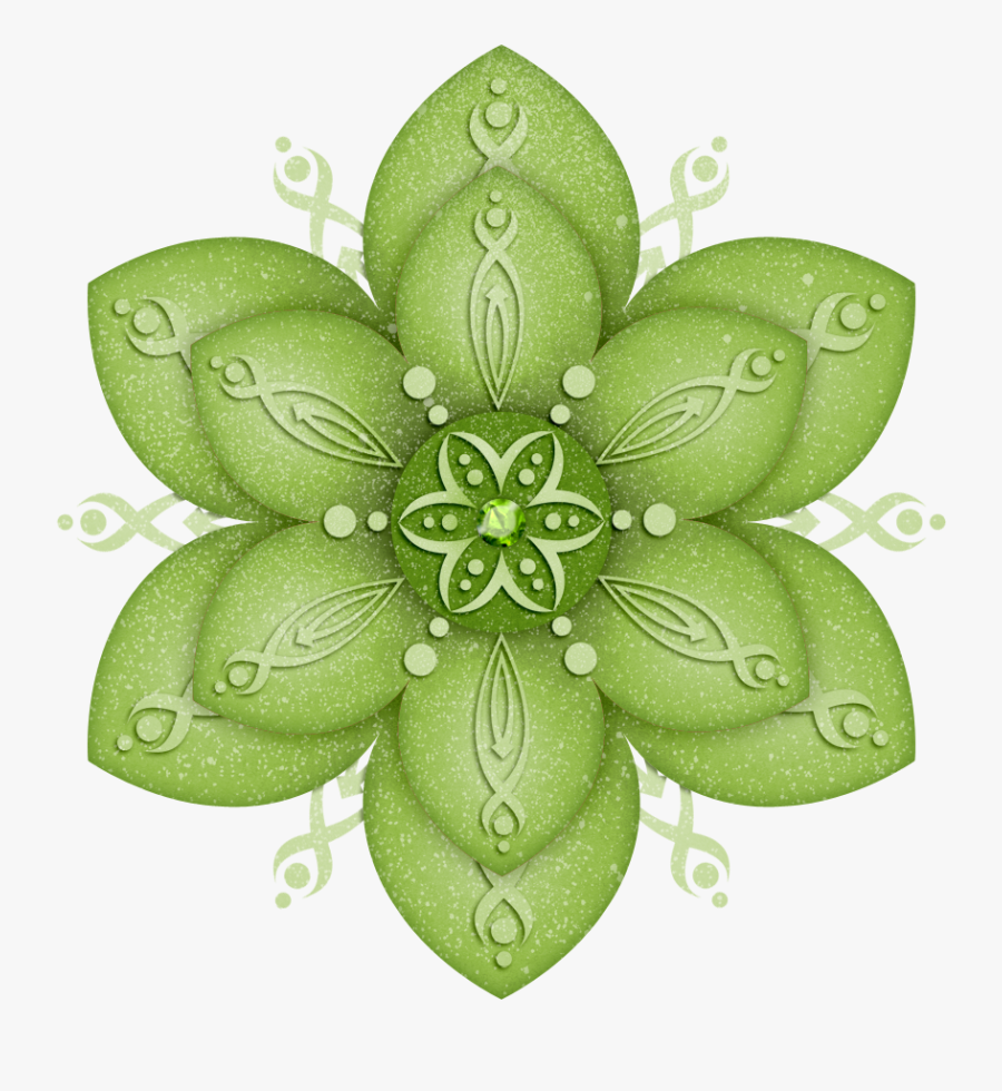 Flowers Clipart Green - Flower, Transparent Clipart
