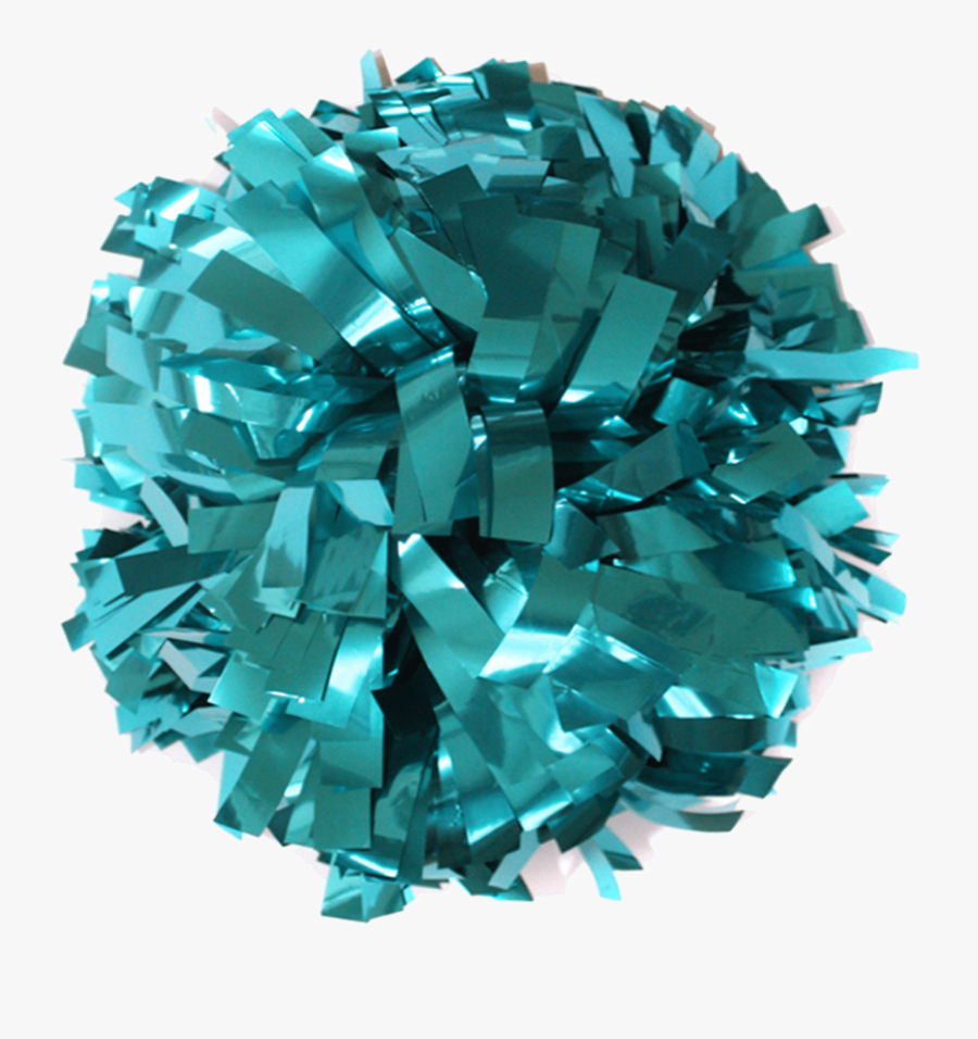 Teal Cheerleading Pom Poms Transparent Free Transparent Clipart Clipartkey