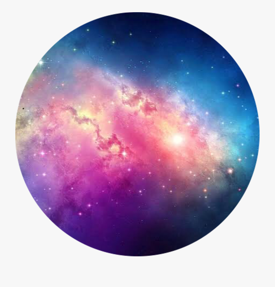 #stars #galaxy #bright #space #circle #background #freetoedit - Transparent Background Galaxy Png, Transparent Clipart