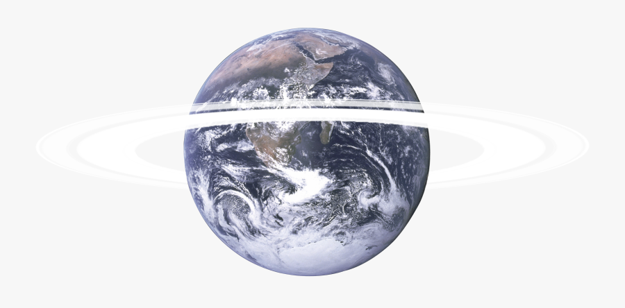 Nasa Earth Png - Earth With Rings Transparent, Transparent Clipart
