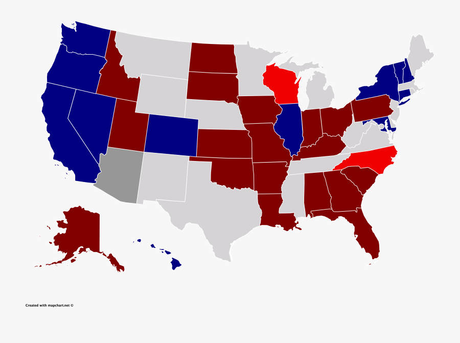 2022 Us Senate Map - 1962 Election, Transparent Clipart