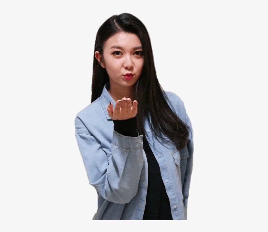 Dreamcatcher Dami Blowing A Kiss - Dami Dreamcatcher Png, Transparent Clipart